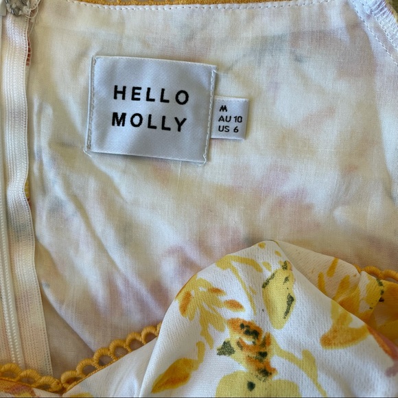 Hello Molly Only One I’ll Love Midi Dress Med/6 US - Picture 11 of 15